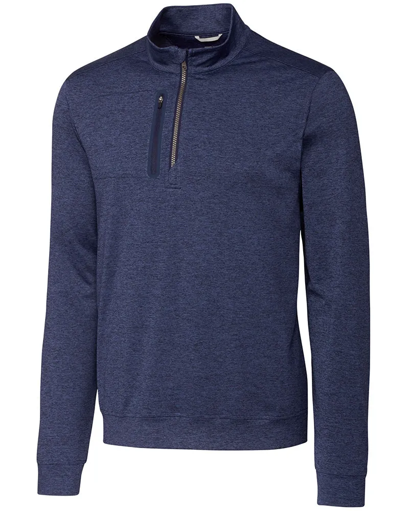 Cutter & Buck Stealth Heathered Quarter Zip Pullover