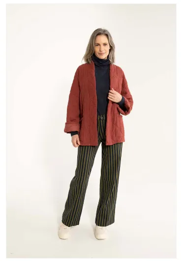 Danefae danekatrin quilt jacket swedish red