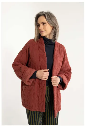 Danefae danekatrin quilt jacket swedish red