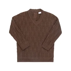 Diamond Sweater ~ Brown