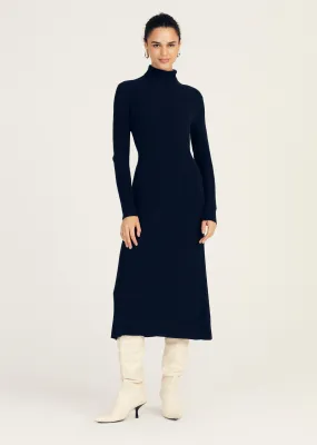 Diana Turtleneck Dress - Midnight