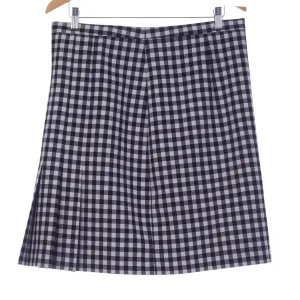 Diane Von Furstenberg Black and White Check Skirt UK SIze 16