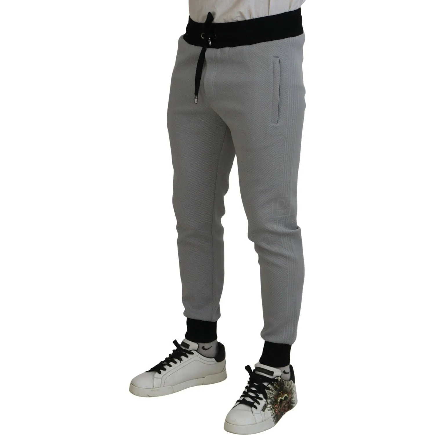 Dolce & Gabbana Elegant Grey Jogger Pants