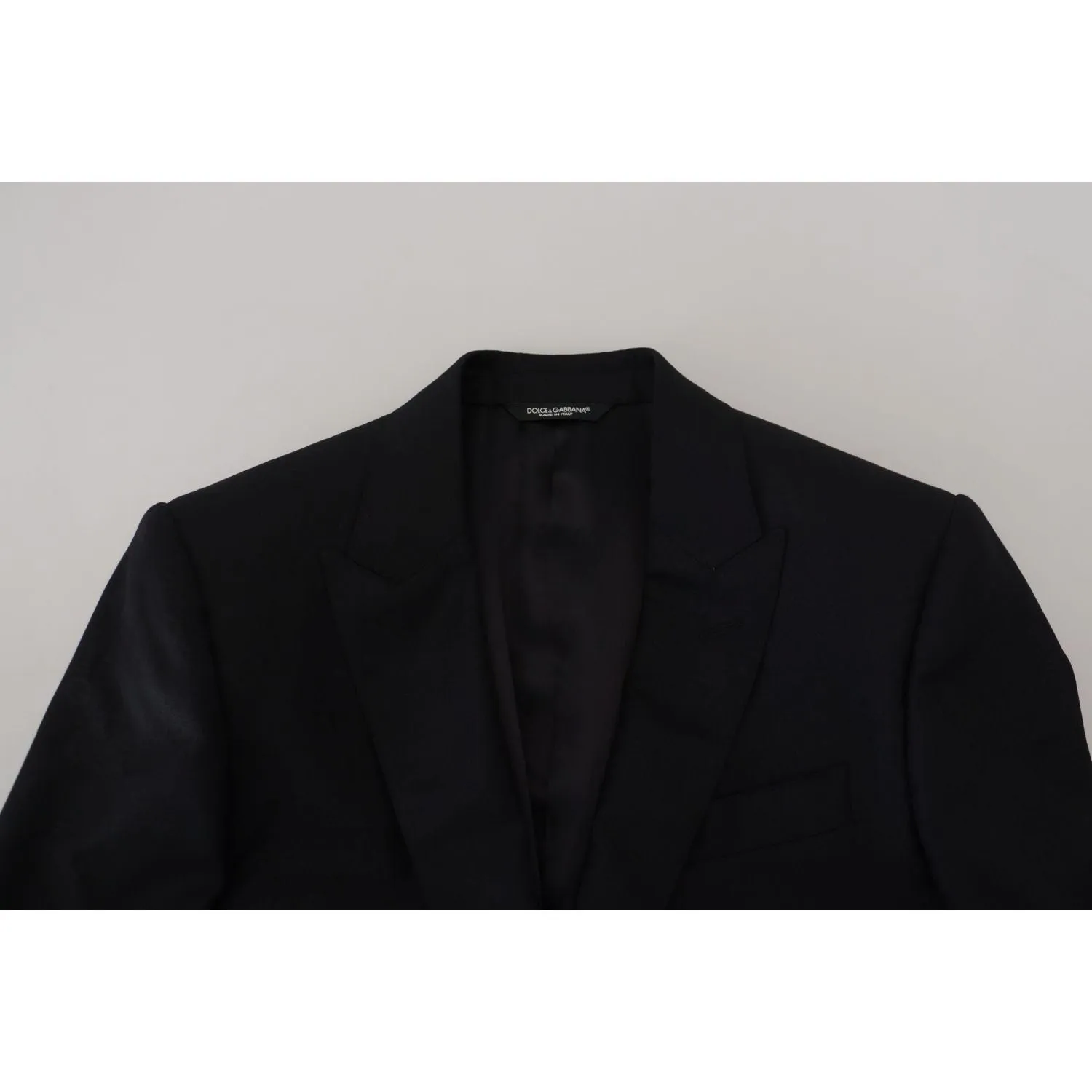 Dolce & Gabbana Elegant Martini Style Black Formal Blazer