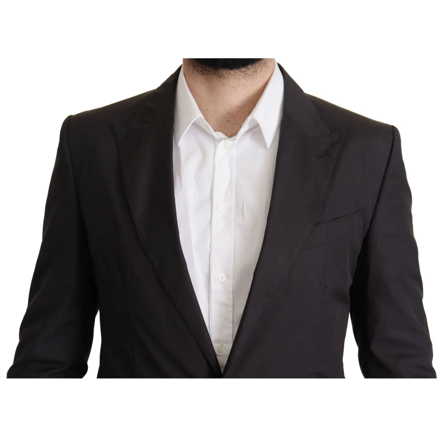 Dolce & Gabbana Elegant Taormina Black Cotton Blazer