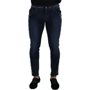 Dolce & Gabbana Studded Opulence Denim Jeans