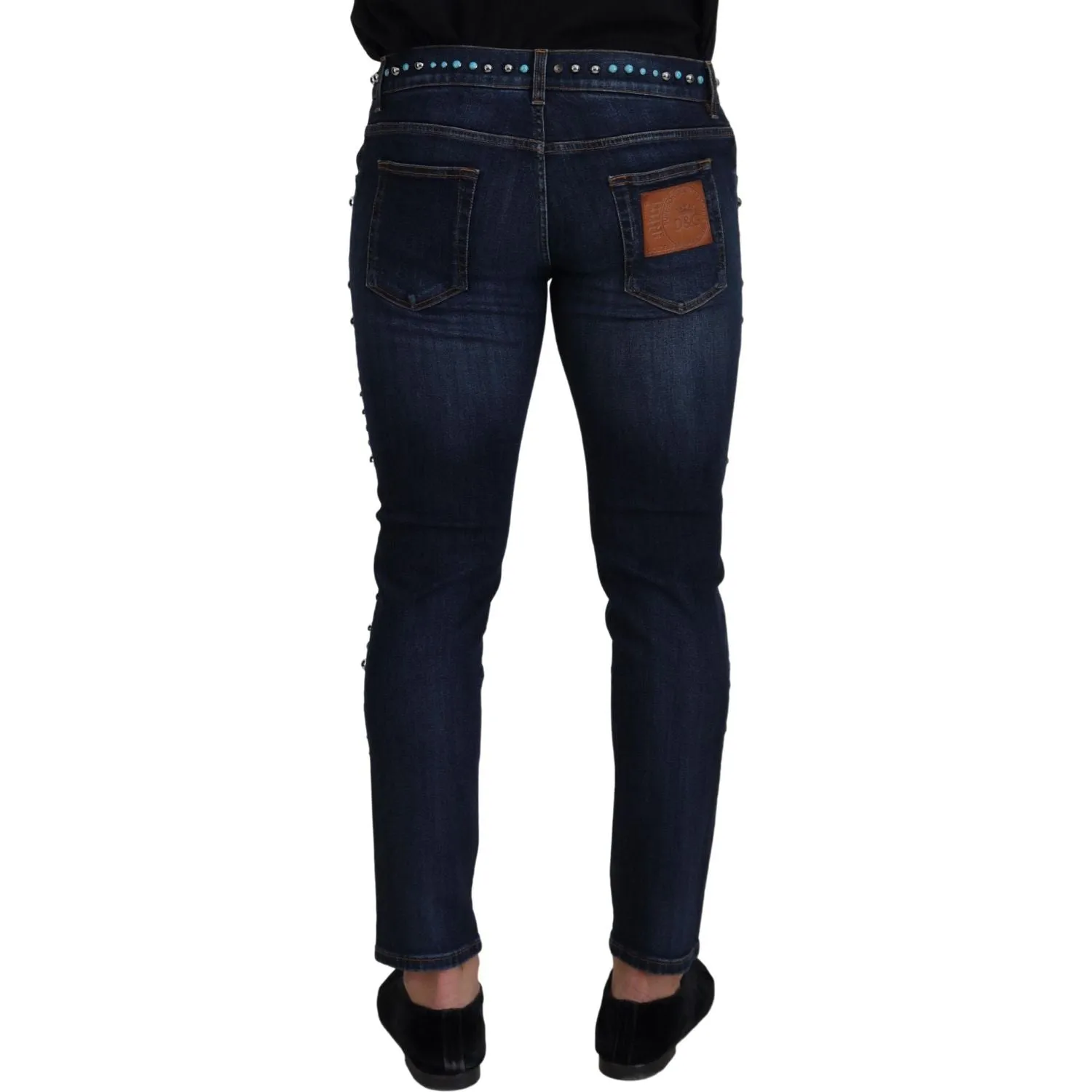 Dolce & Gabbana Studded Opulence Denim Jeans