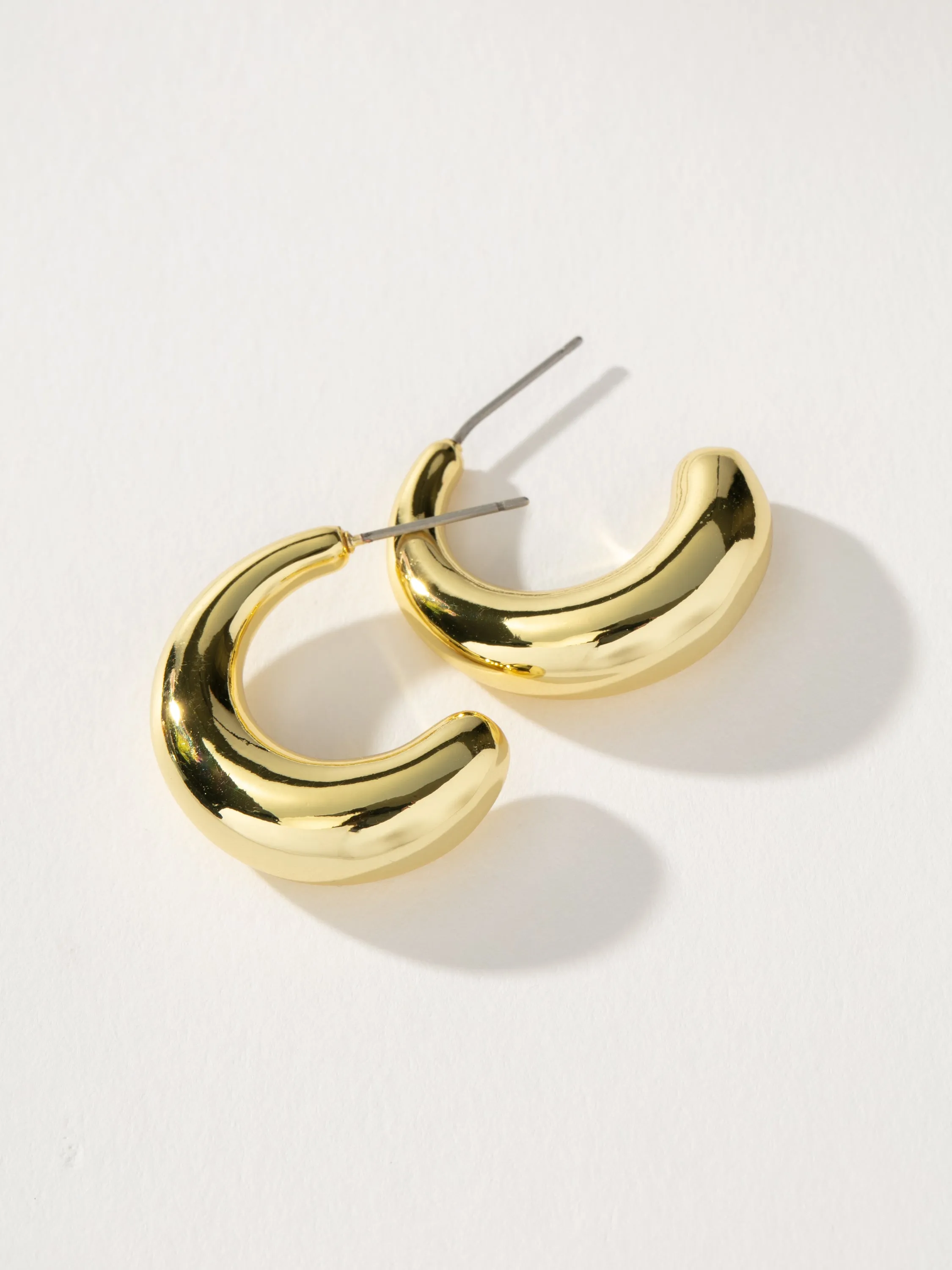 Dome Hoop Earrings