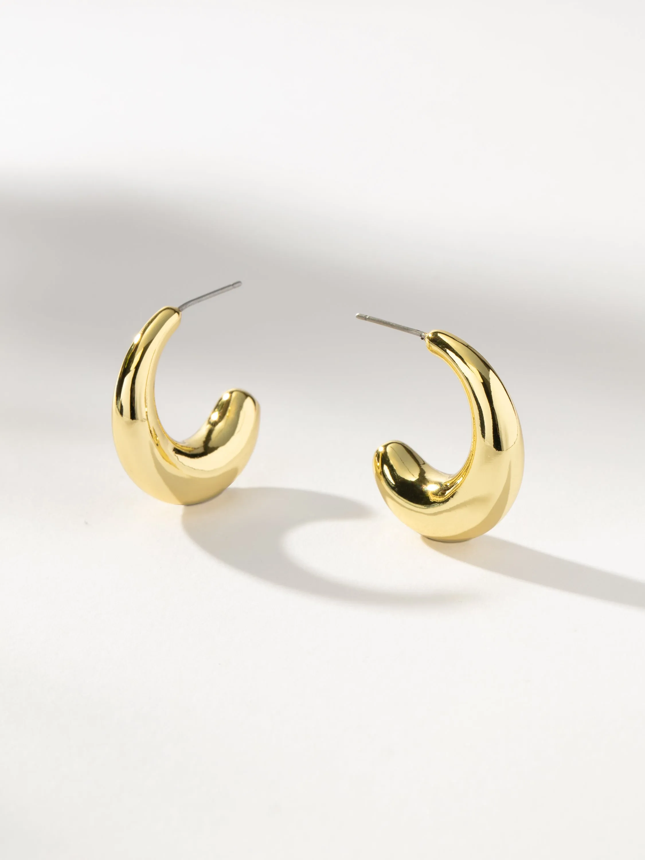 Dome Hoop Earrings