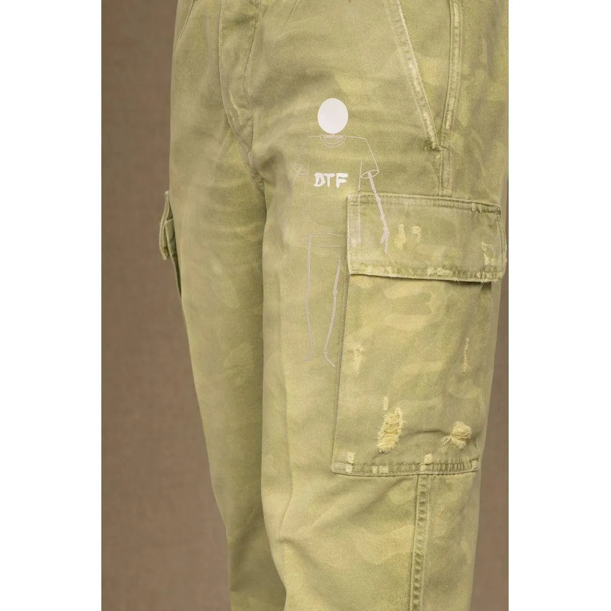 Don The Fuller Green Cotton Men Jeans