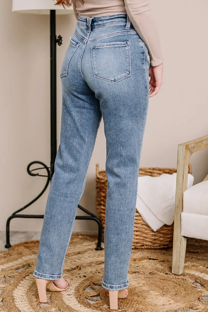 Dream Girl High Rise Straight Jeans