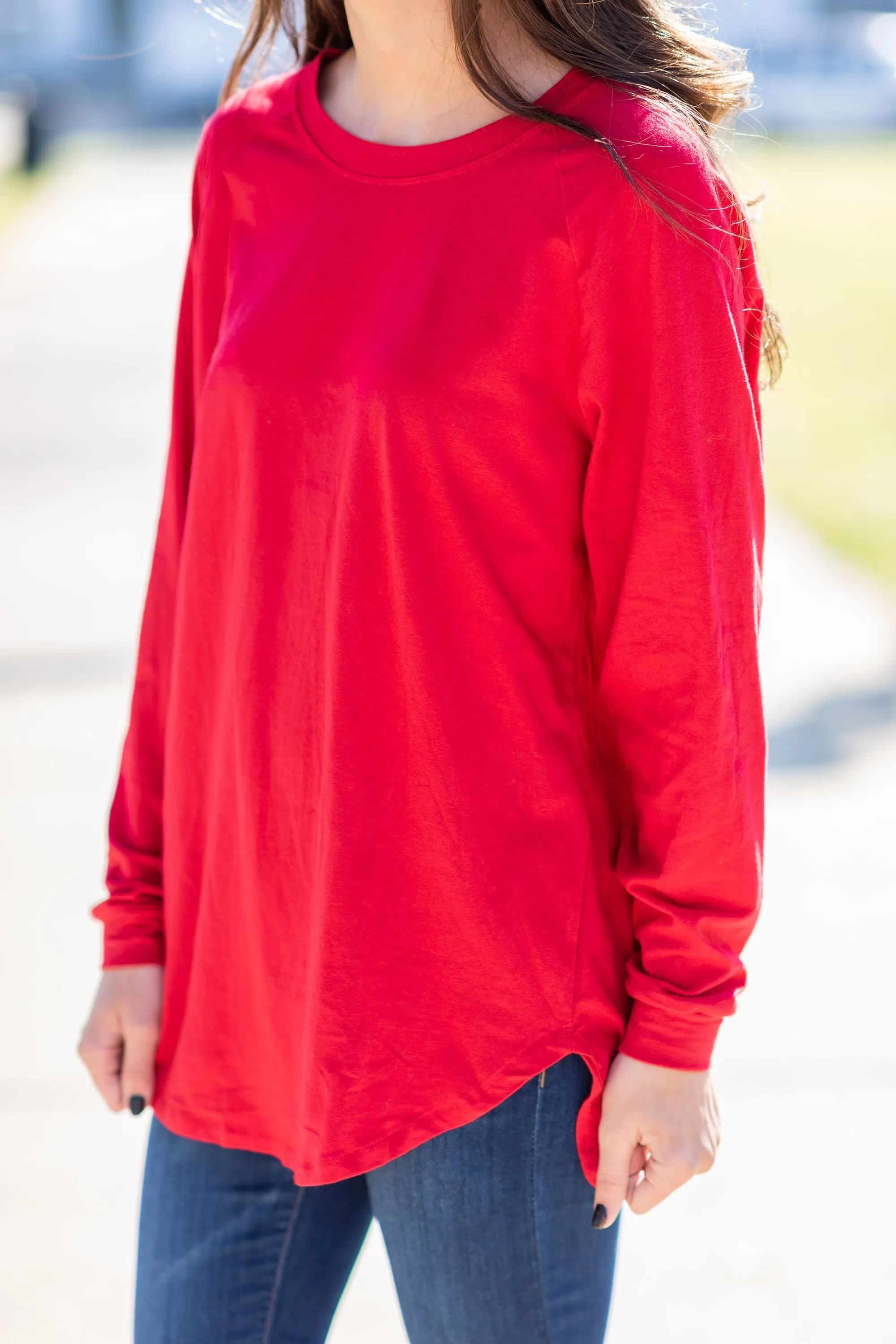 Easy Like Sunday Red Tunic