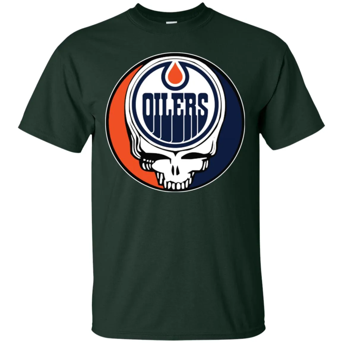 Edmonton Oilers Grateful Dead Steal Your Face Hockey Nhl Shirts