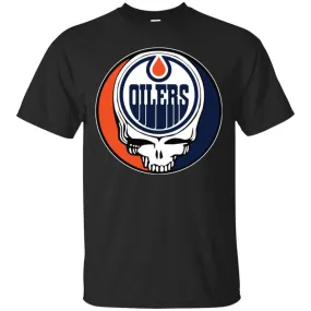 Edmonton Oilers Grateful Dead Steal Your Face Hockey Nhl Shirts