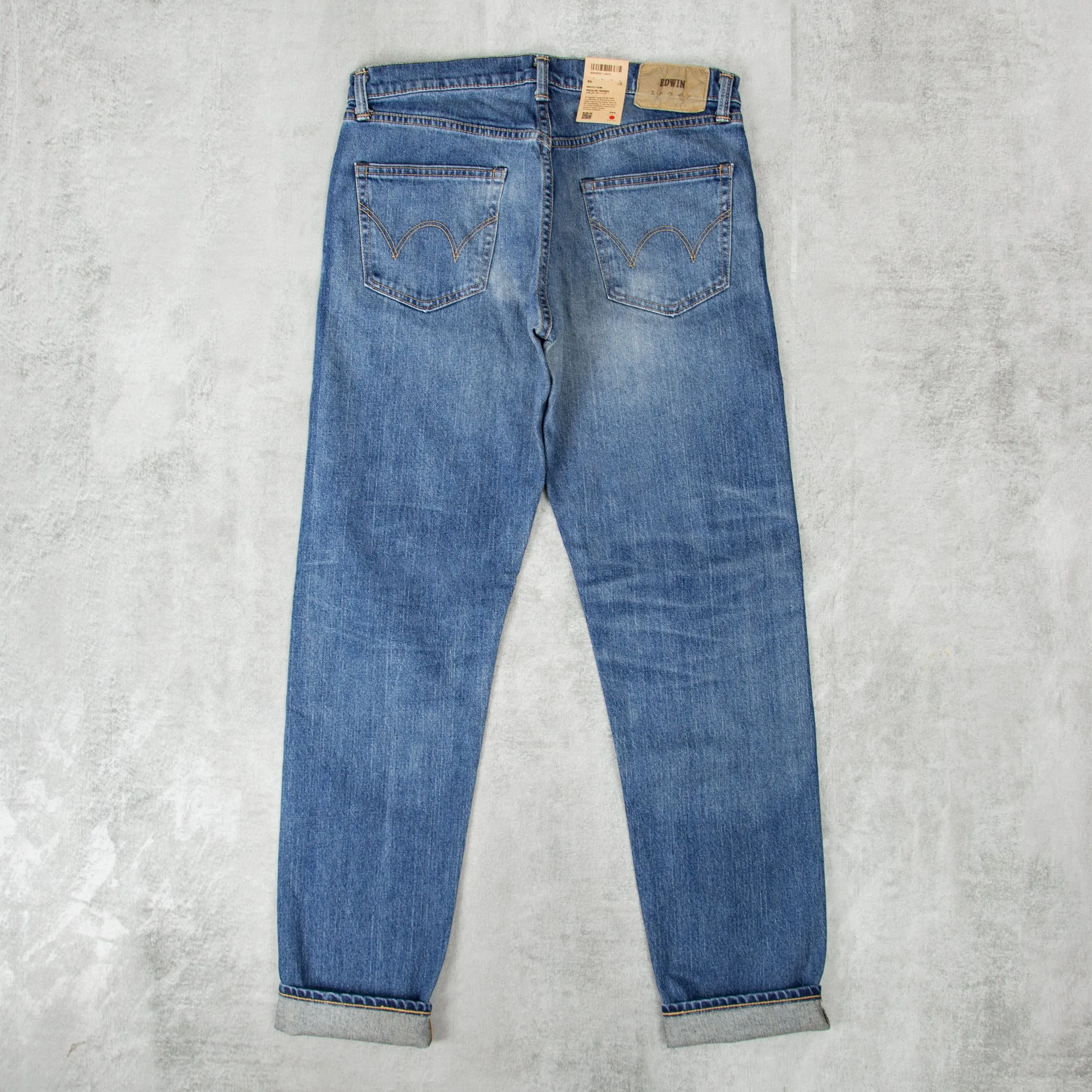 Edwin Regular Tapered Jeans Kaihara Stretch 01Y5 - Blue Light Used