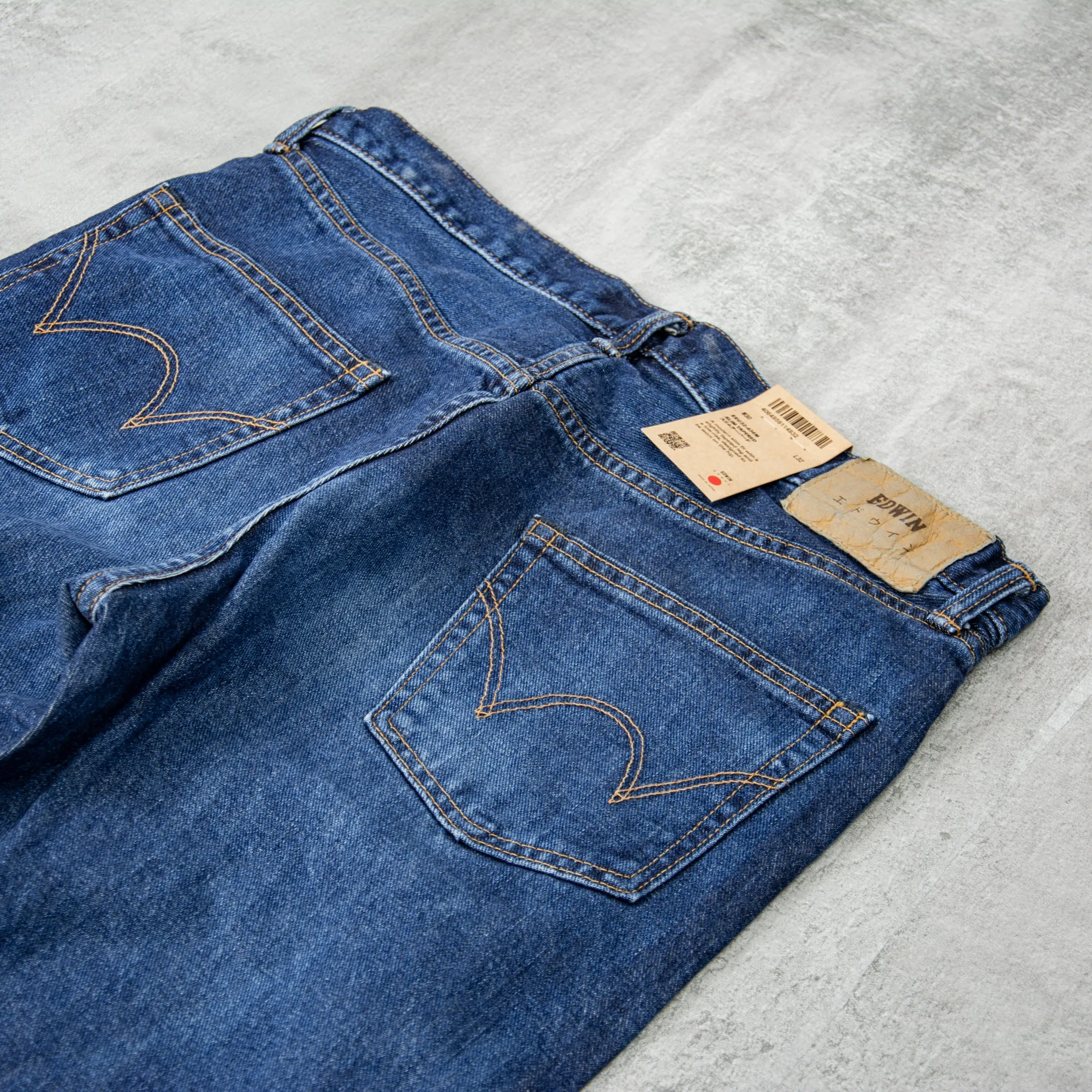 Edwin Slim Tapered Jeans Kaihara Stretch - Mid Dark Used