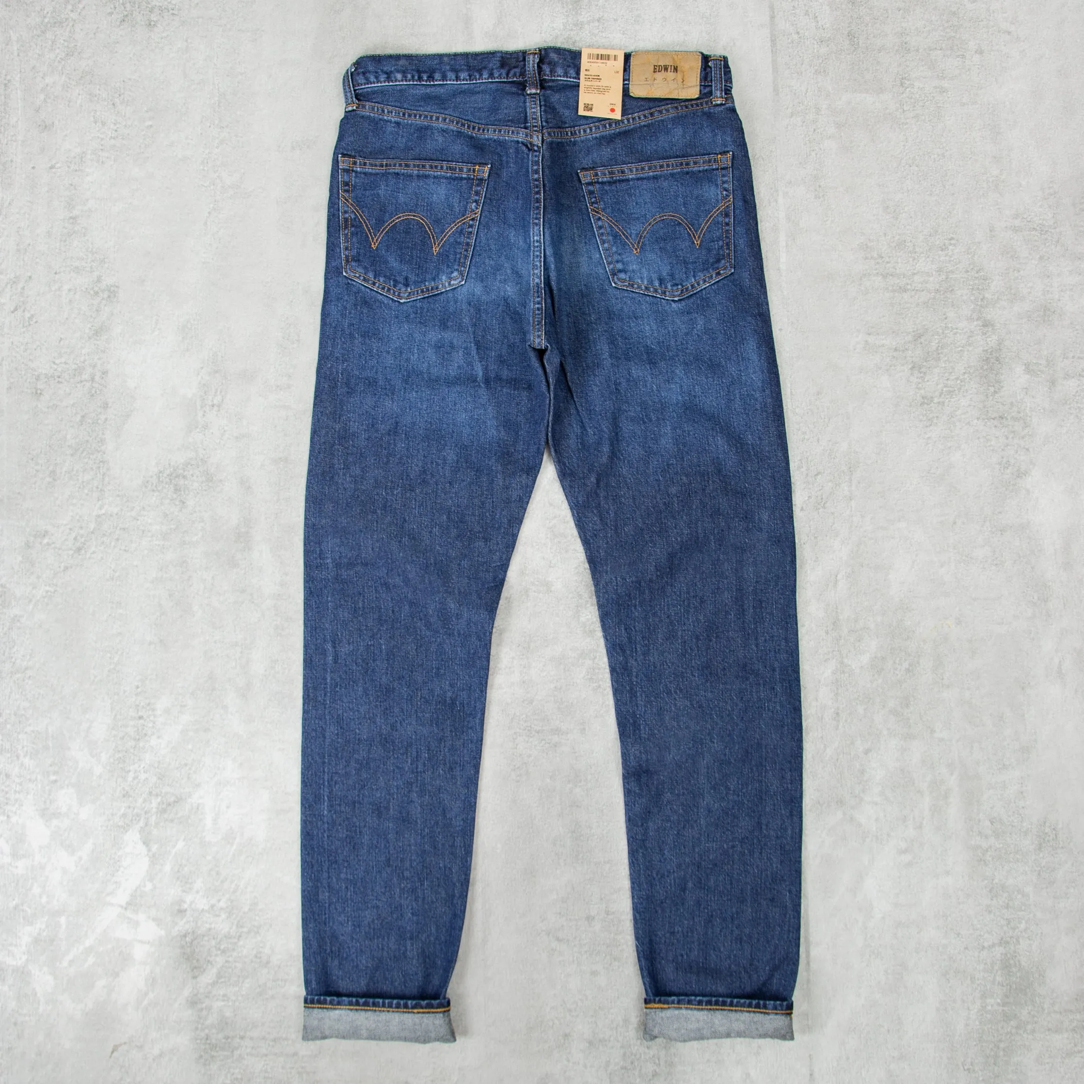 Edwin Slim Tapered Jeans Kaihara Stretch - Mid Dark Used