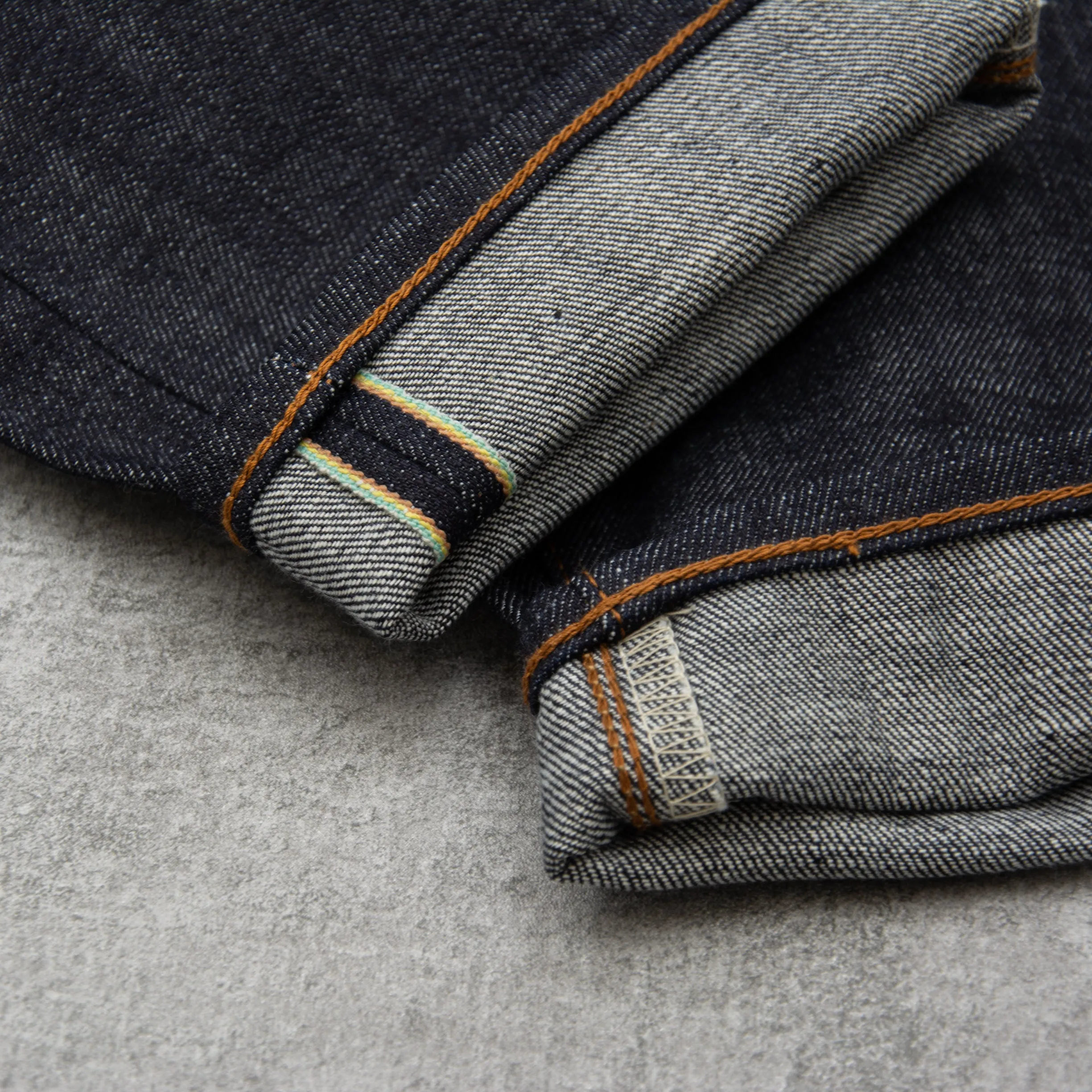 Edwin Slim Tapered Jeans - Rainbow Dark Pure Indigo Unwashed