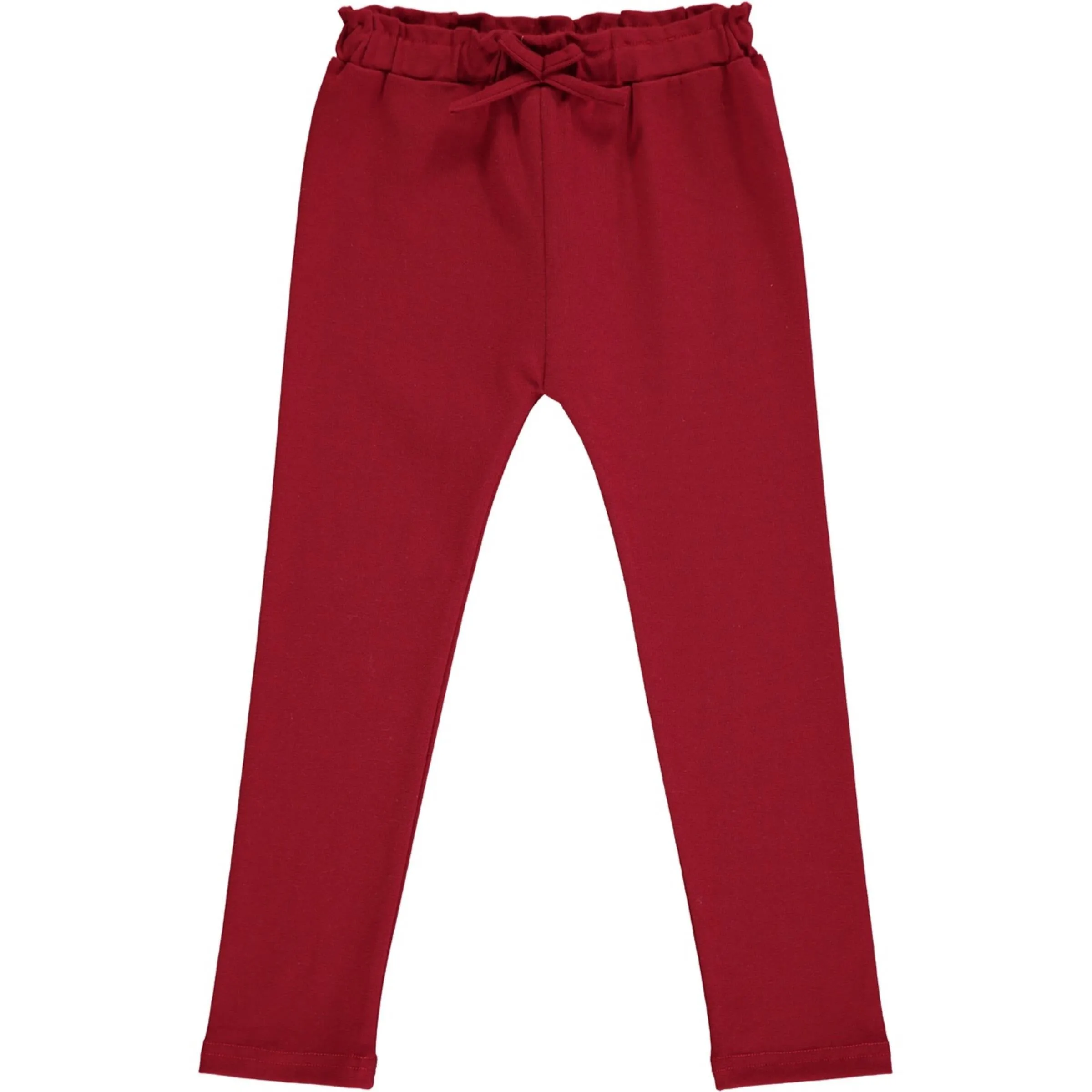 Fawn Jersey Pants, Burgundy