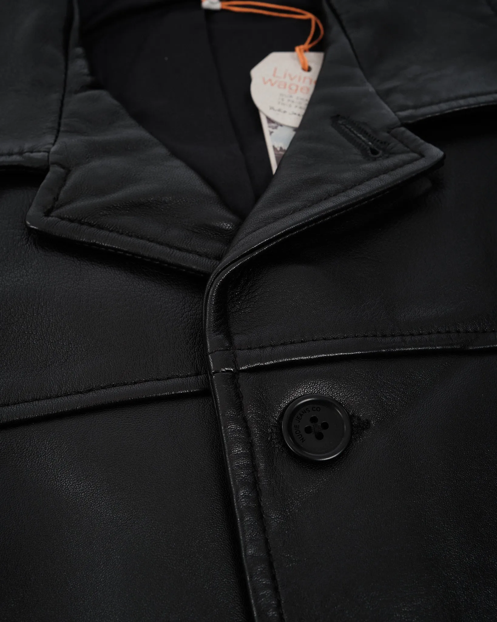 Ferry Leather Jacket Black