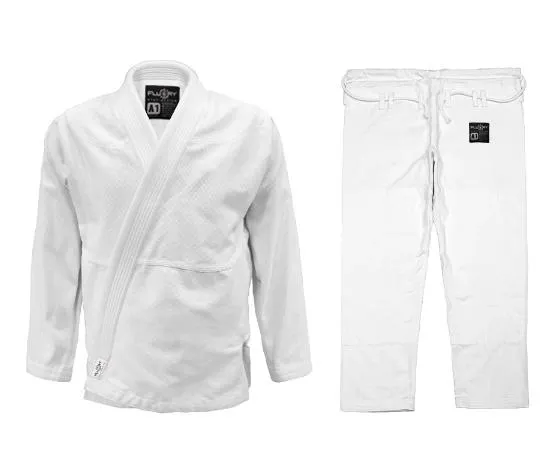 FLUORY BJJF36 JIU JITSU GI JUNIOR SIZE XXS-XL WHITE