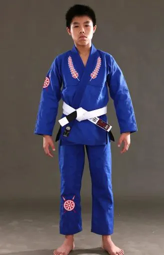 FLUORY GLADIATOR BJJF03 JIU JITSU GI JUNIOR Size XS-XL 3 COLOURS UNISEX