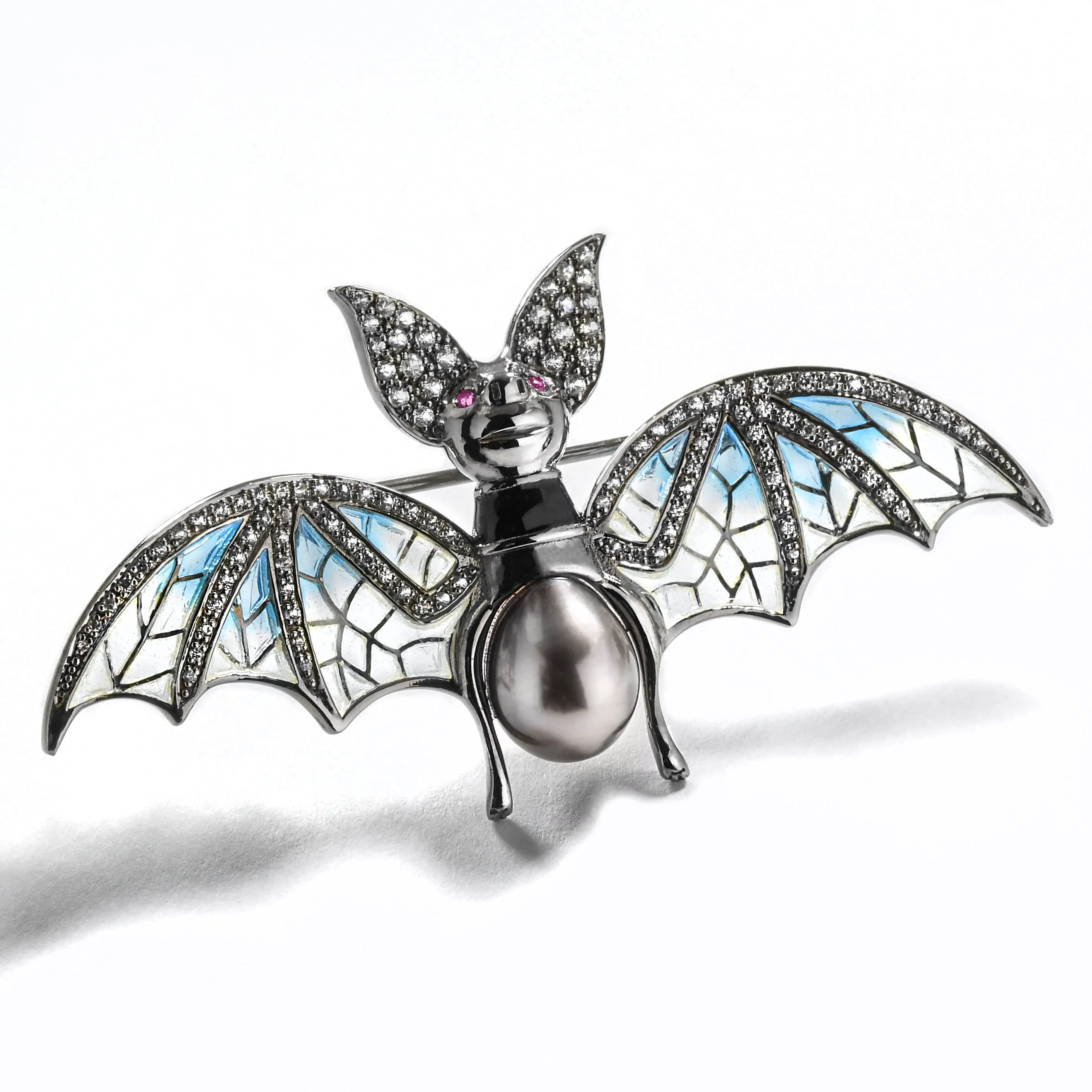 Frightfully Cute Bat Brooch