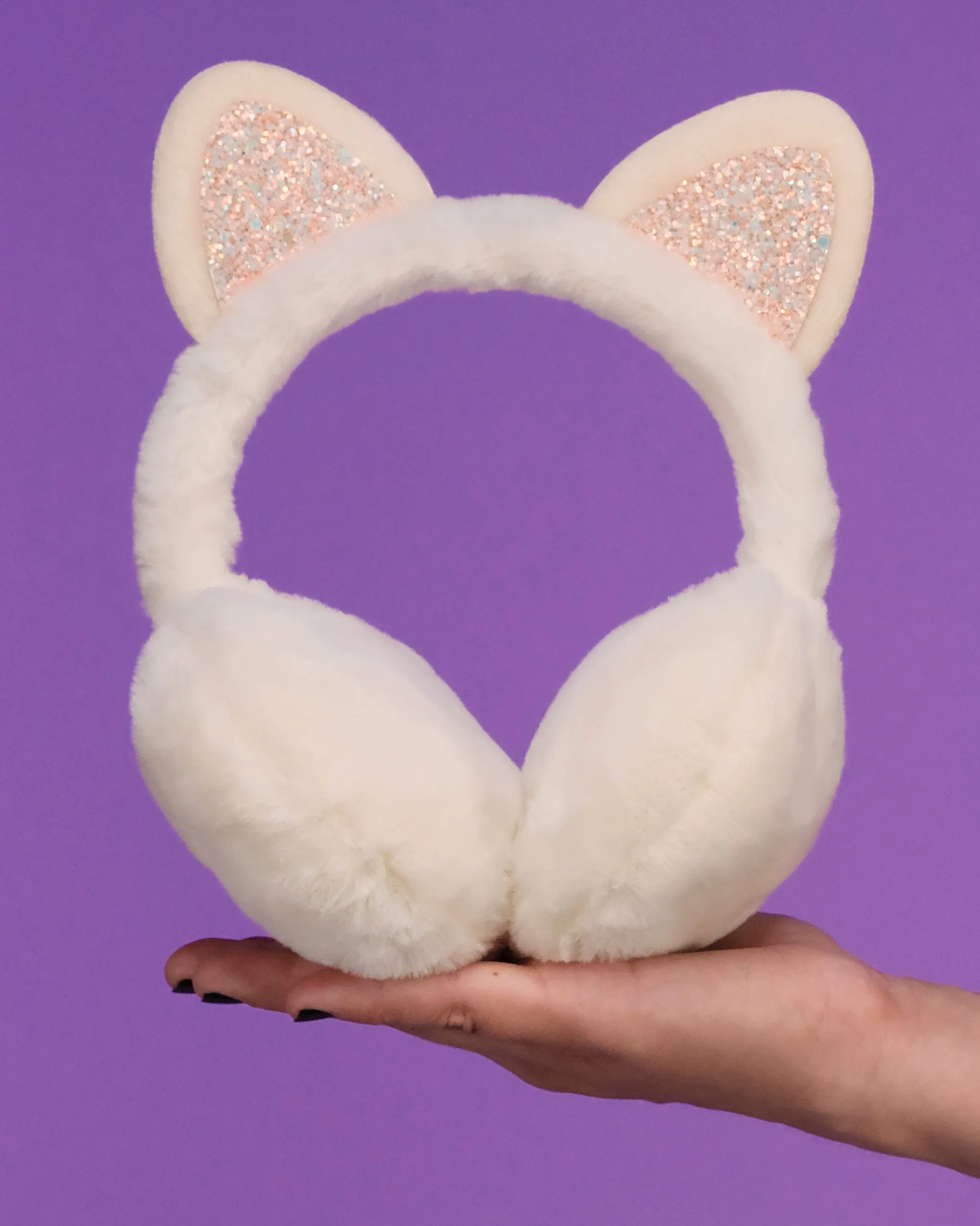 Glitter Kitty Earmuffs