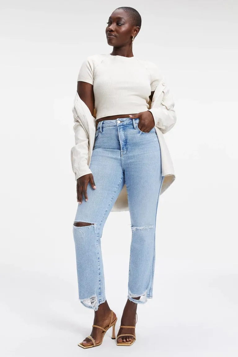 Good Curve Straight Leg Jeans Indigo