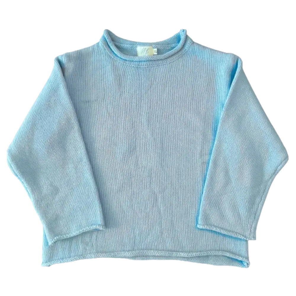 Hampton James Rollneck Sweater - Blue