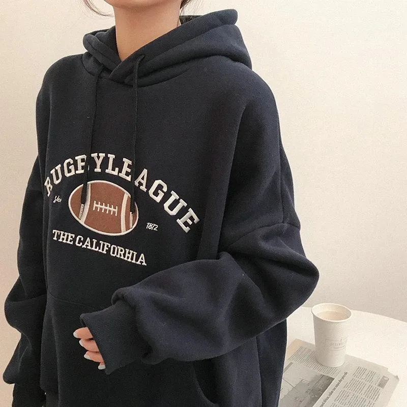 Hooded Sweatshirt Women's Pullover Casual Long Sleeve Hoodies