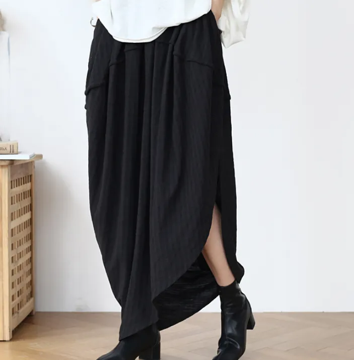 Irregular Linen Cotton Women's Skirts SJ98409