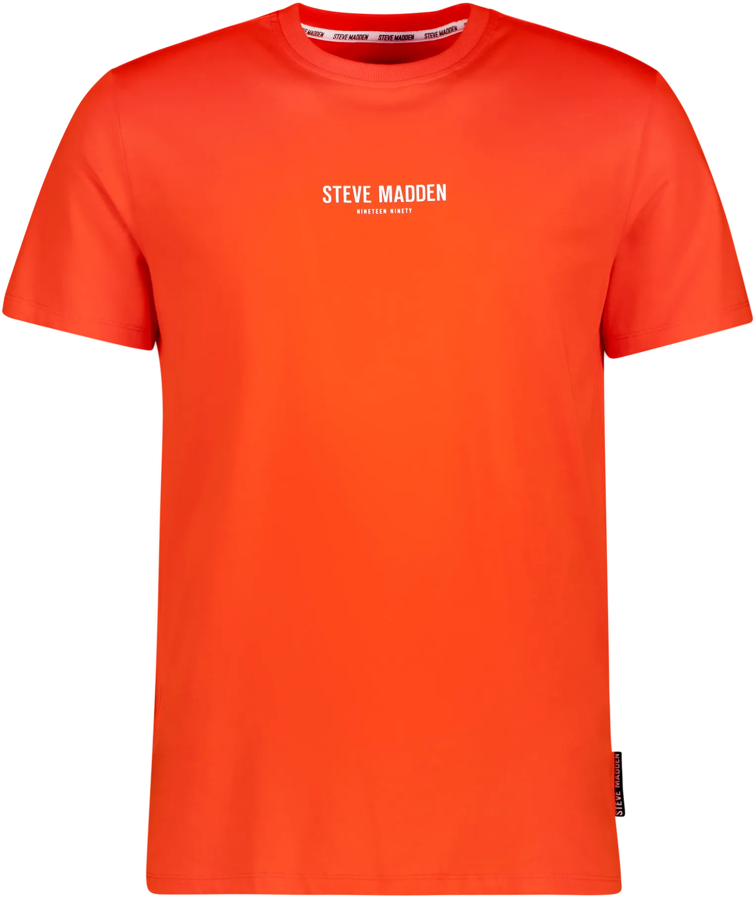 JACE CREW TANGERINE NECK LOGO T-SHIRT