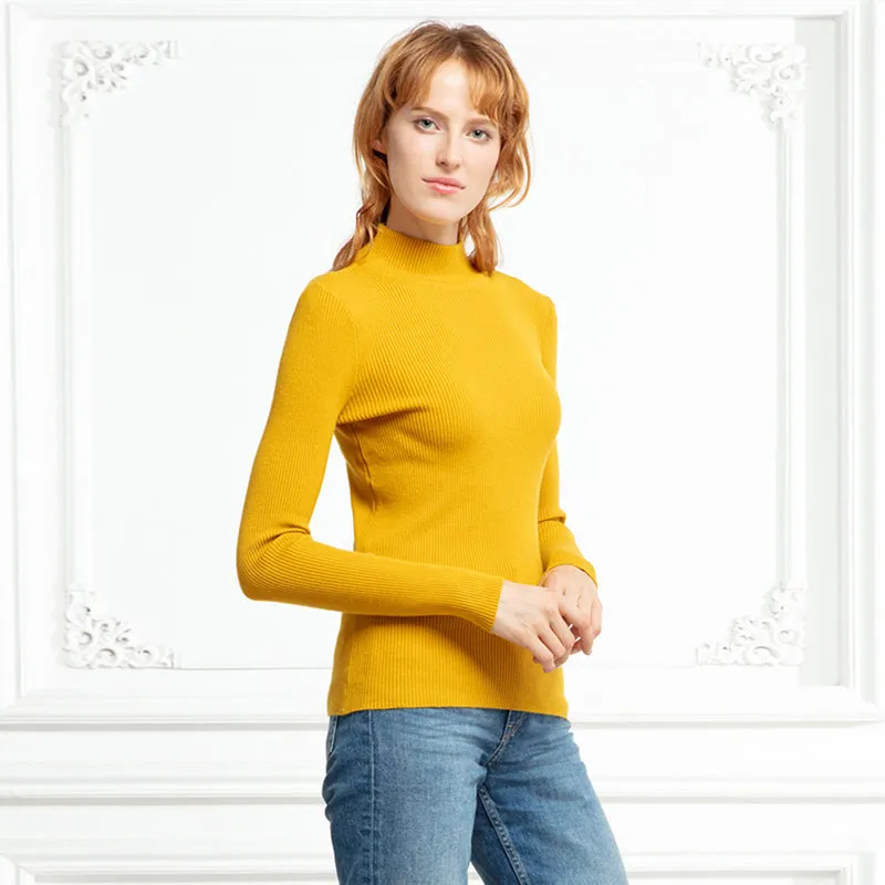 Jean Cotton Women's Turtleneck Sweater