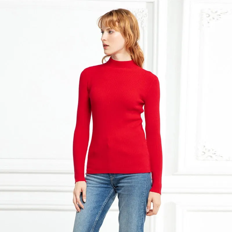 Jean Cotton Women's Turtleneck Sweater