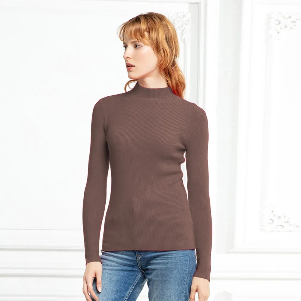 Jean Cotton Women's Turtleneck Sweater