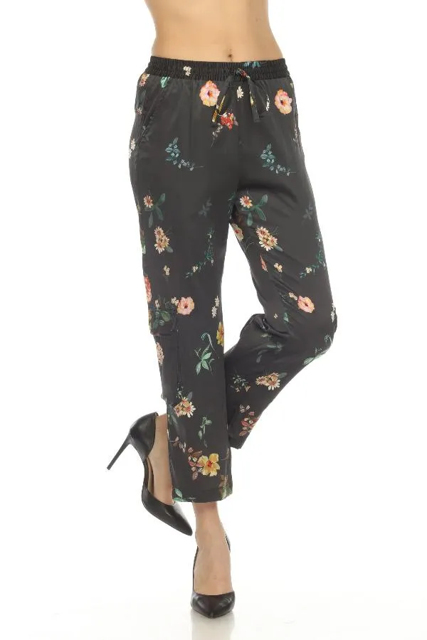 Johnny Was Houstein Kelly Silk Floral Cargo Pants Boho Chic C61322A7