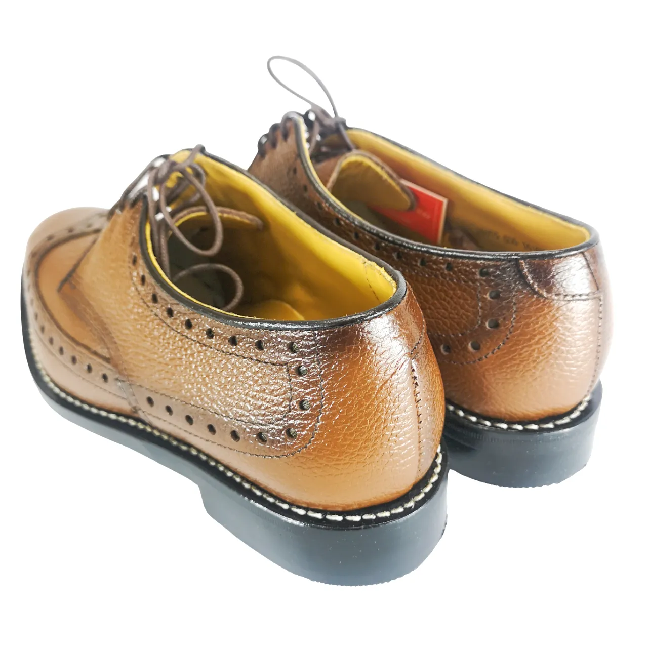 Johnston & Murphy Tan Grain Leather Shoe