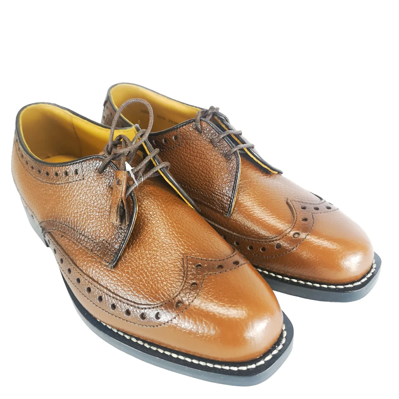 Johnston & Murphy Tan Grain Leather Shoe