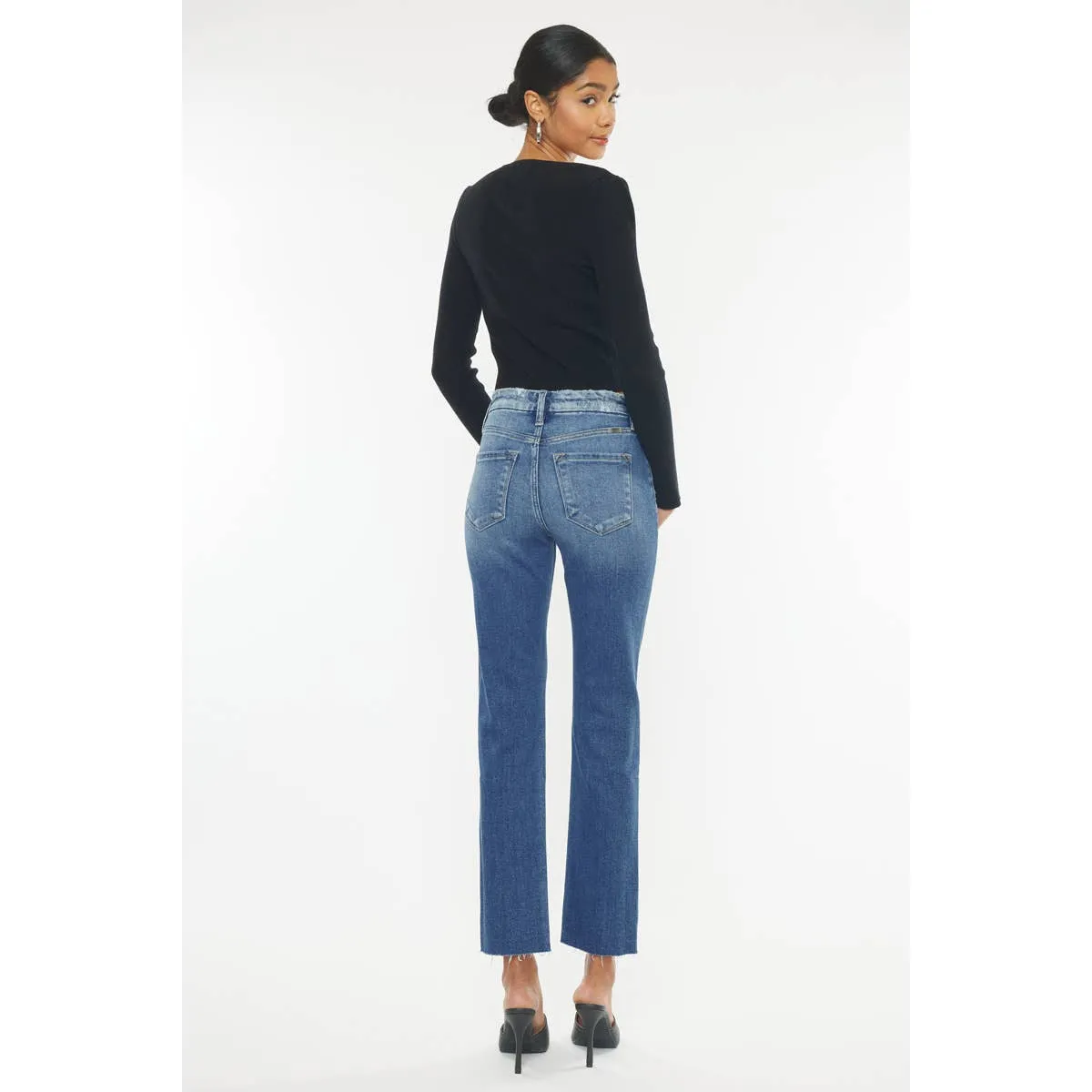 Kancan High Rise, Slim Straight Jeans