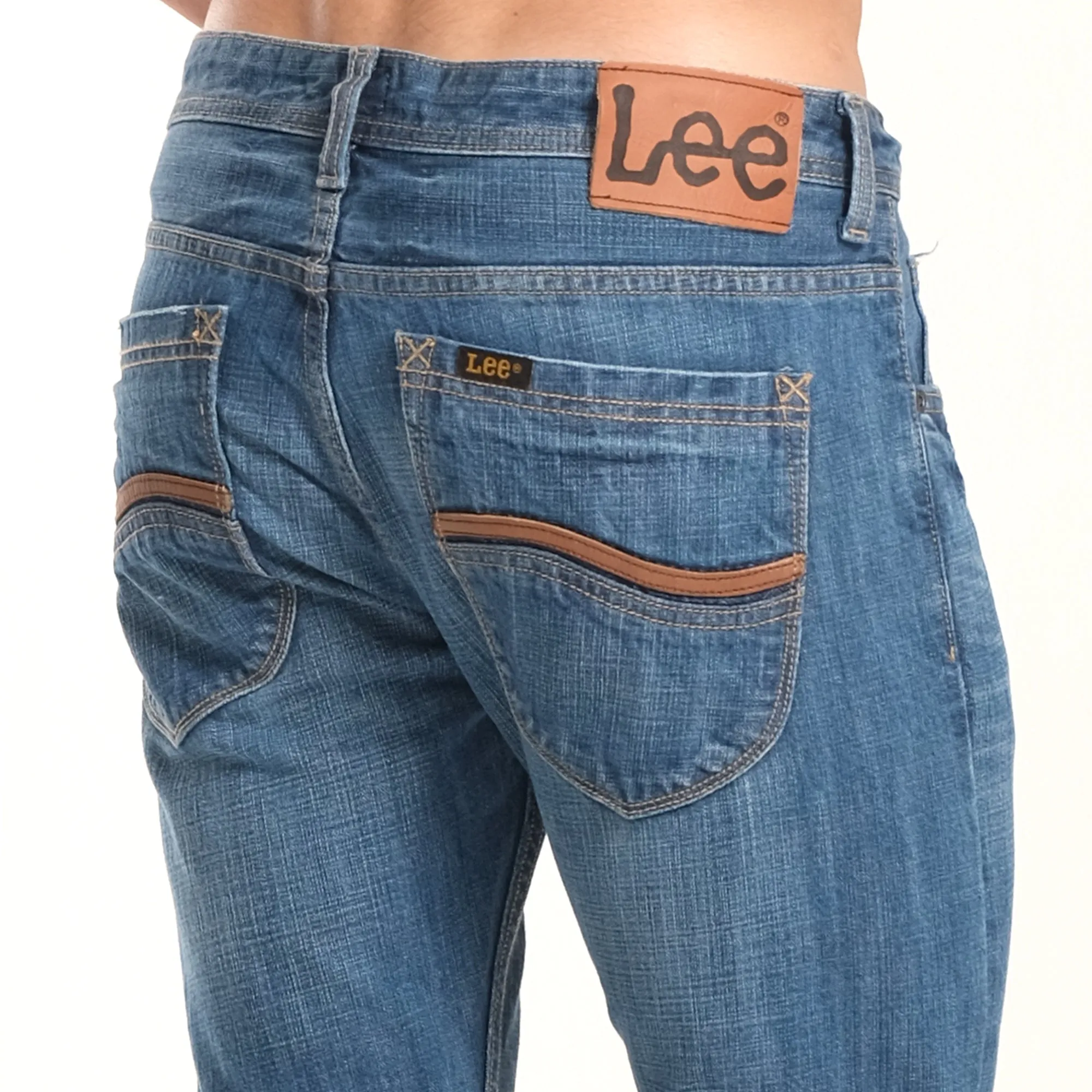 LEE DENIM JEANS FOR MEN - RAMONE FIT IN BLUE INSTINCT