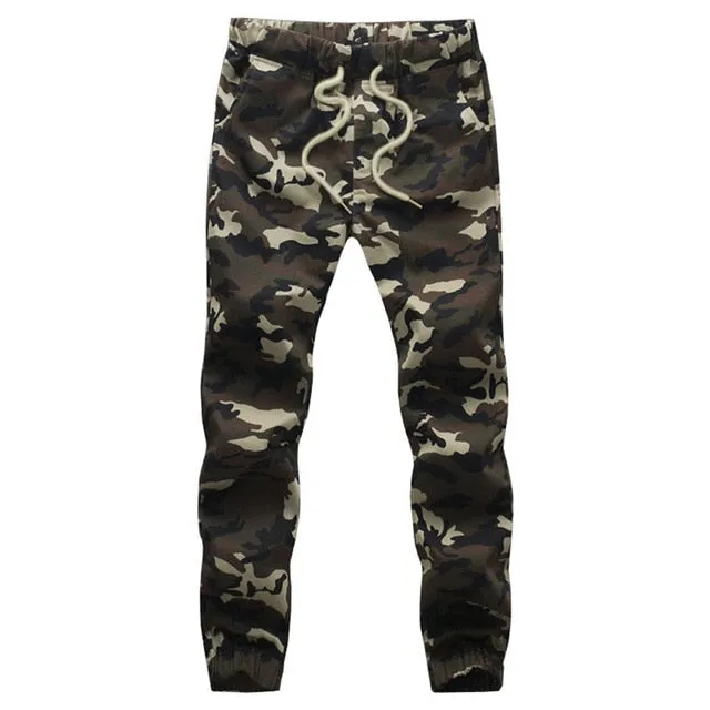 Men Cotton Military  Loose Comfortable Cargo Pants