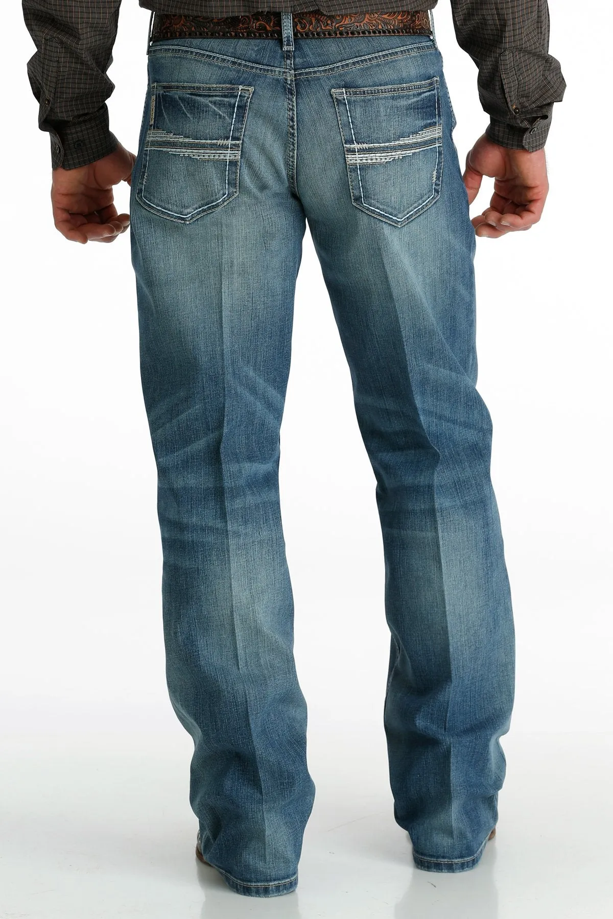 Men's Cinch Grant Mid-Rise Bootcut Stone Wash Jean