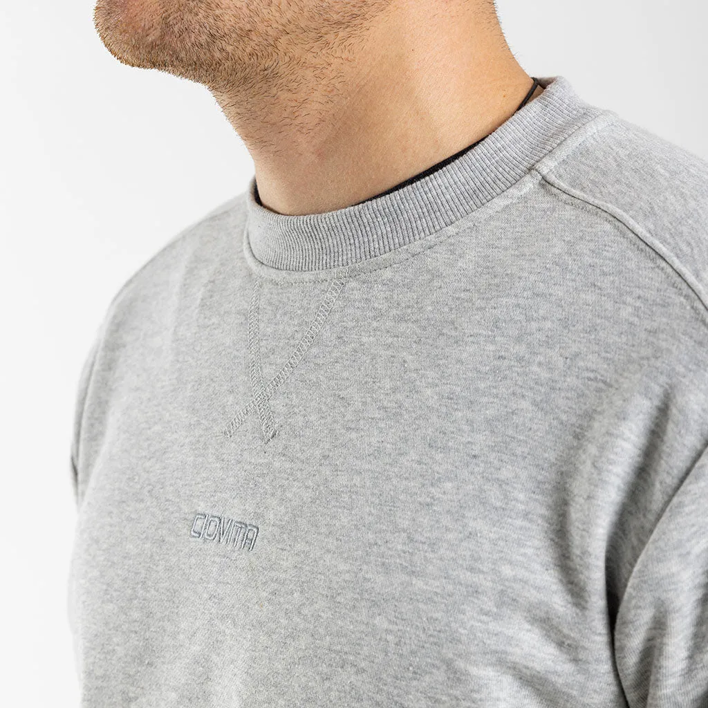 Men's Crew Neck Sweater (Grey)