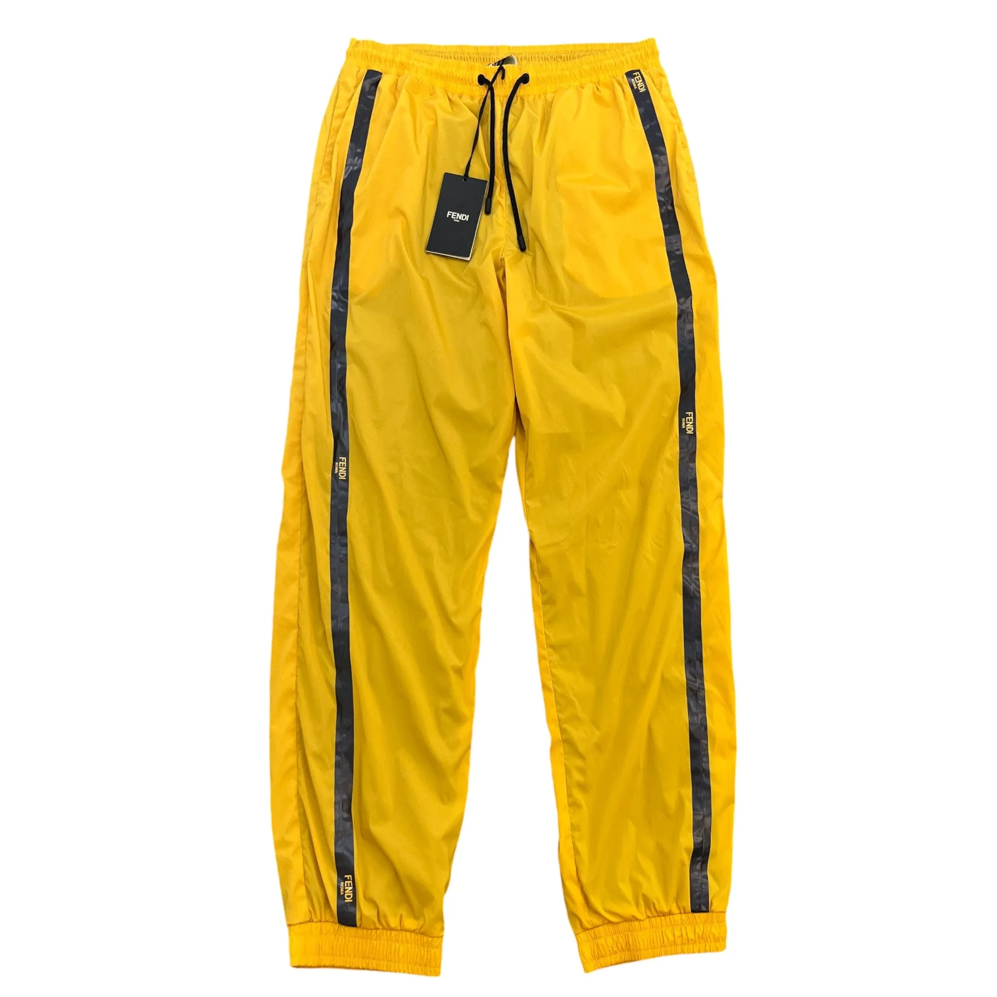 Men's Logo Joggers Yellow Size IT 50 / UK 34