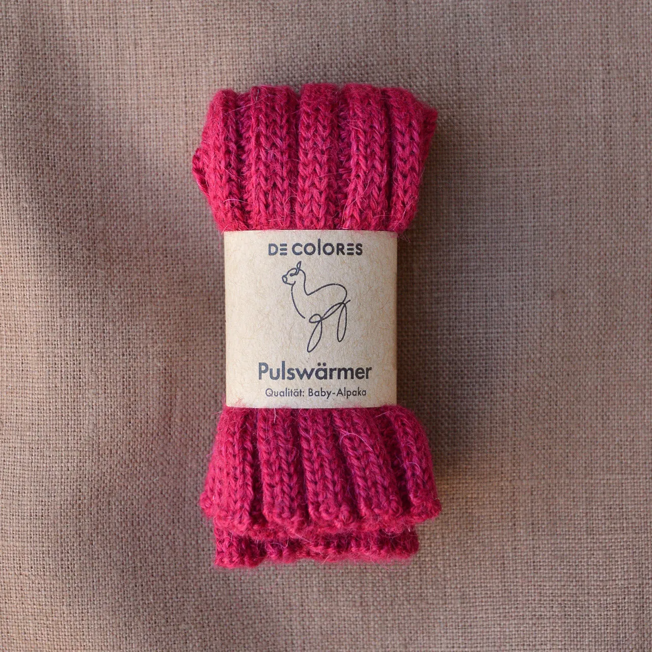 Mini Wristwarmers in 100% Baby Alpaca (Kids-Adults)