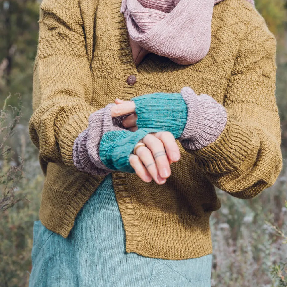 Mini Wristwarmers in 100% Baby Alpaca (Kids-Adults)