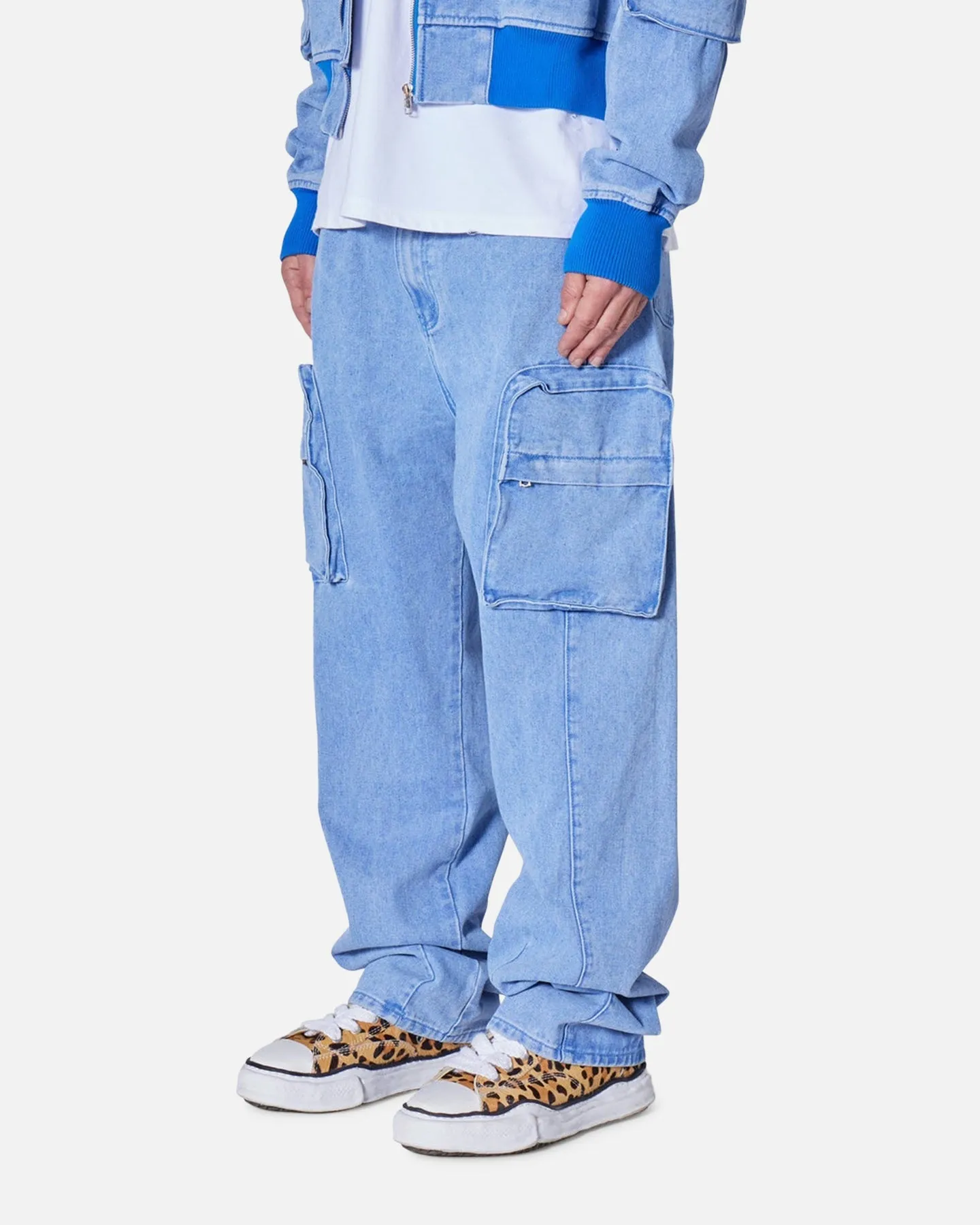 MNML Ultra Baggy Feeling Blue Denim Pants Blue