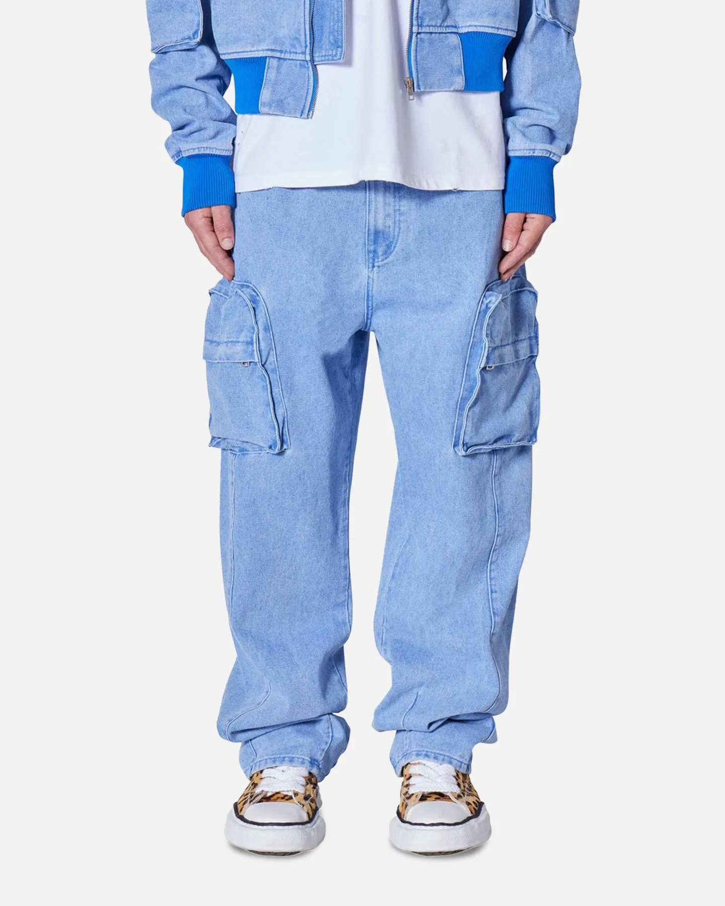 MNML Ultra Baggy Feeling Blue Denim Pants Blue