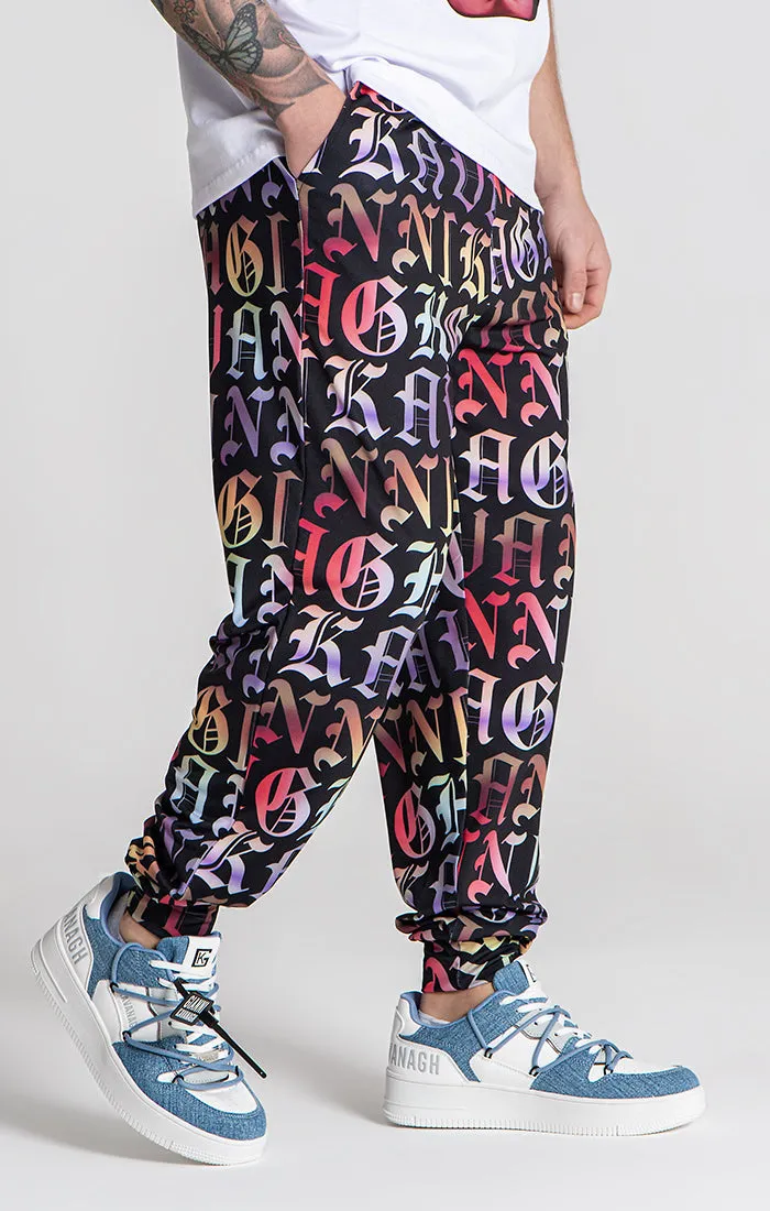 Multicolor Alien Joggers